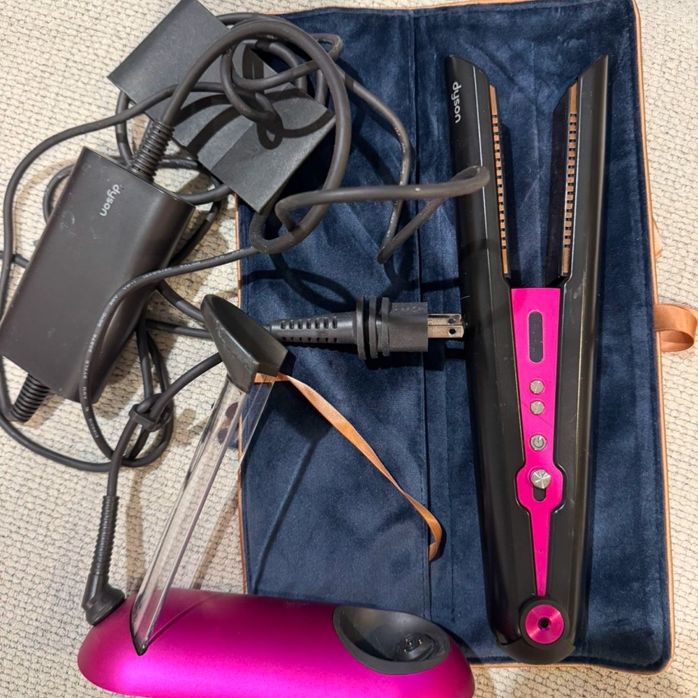 Dyson Corrale Hair Straightener in Pink and Black